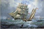 Seascape, boats, ships and warships. 84